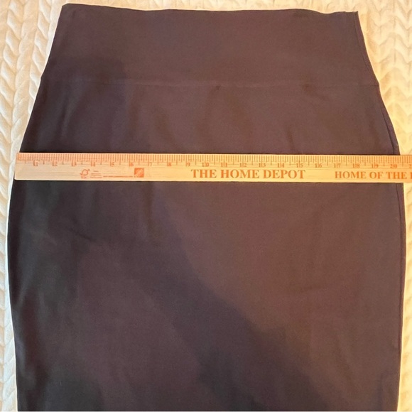 Eileen Fisher Women's Brown washable Crepe Pencil Skirt Size Large pull on NEW - Picture 9 of 10